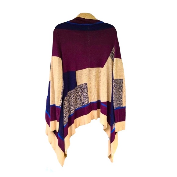 Adrienne Vittadini multi color wrap cardigan - Picture 2 of 3